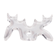 亚克力台球杆架杆器透明台球助杆器公杆桌球杆鹿角架杆器台球杆架