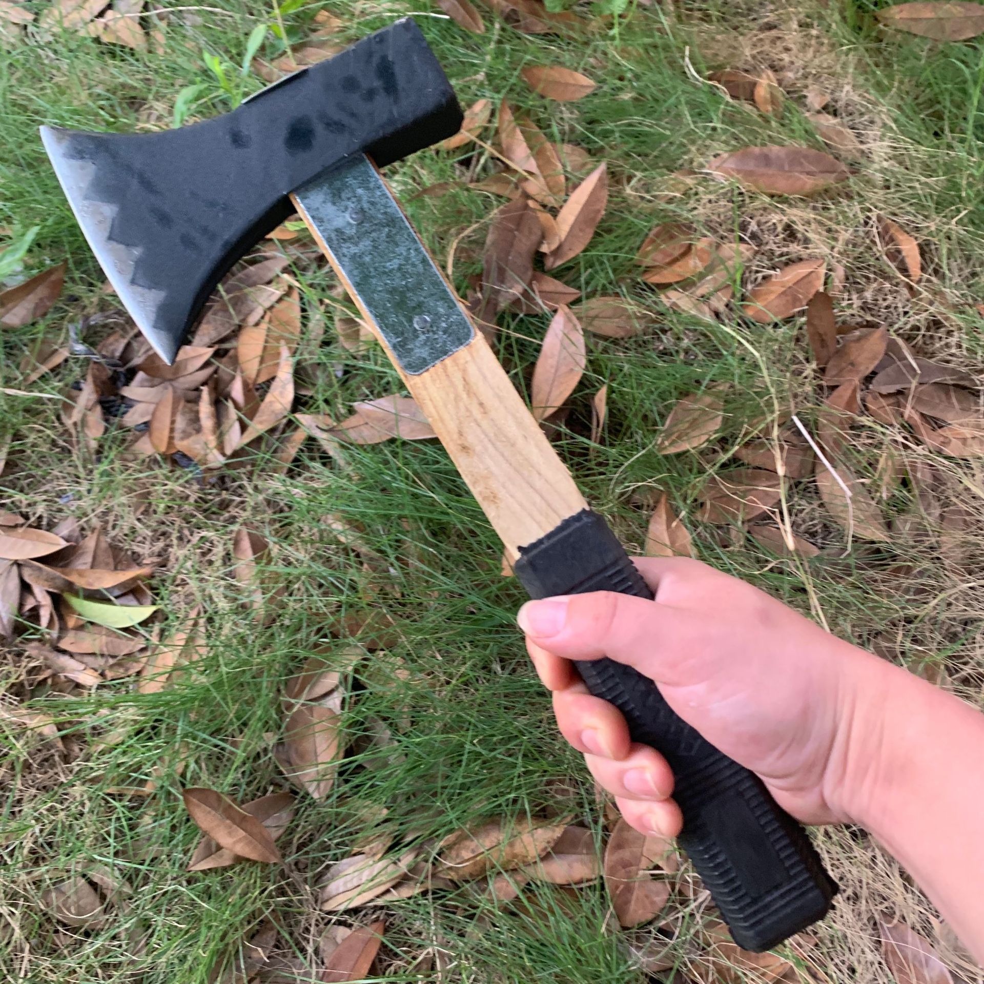 木柄加固斧子皮把加固木工斧头工人家用劈柴手斧砍斧木把加固斧头