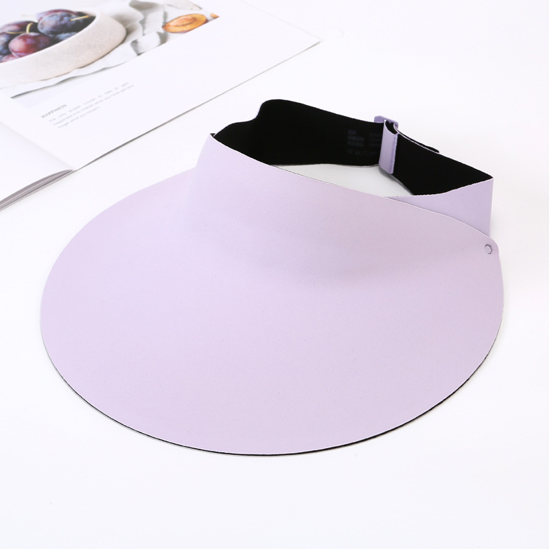 Nuevo sombrero para el sol anti-ultravioleta para hombres y mujeres deportes de verano y otoño sombrero de copa vacío sombrero de concha sin costuras protección solar cara al aire libre