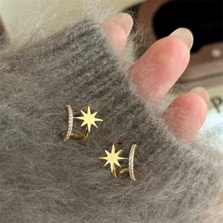 阿婉Wan 塞纳河畔~复古高级感气质百搭星河耳钉甜酷时髦耳饰