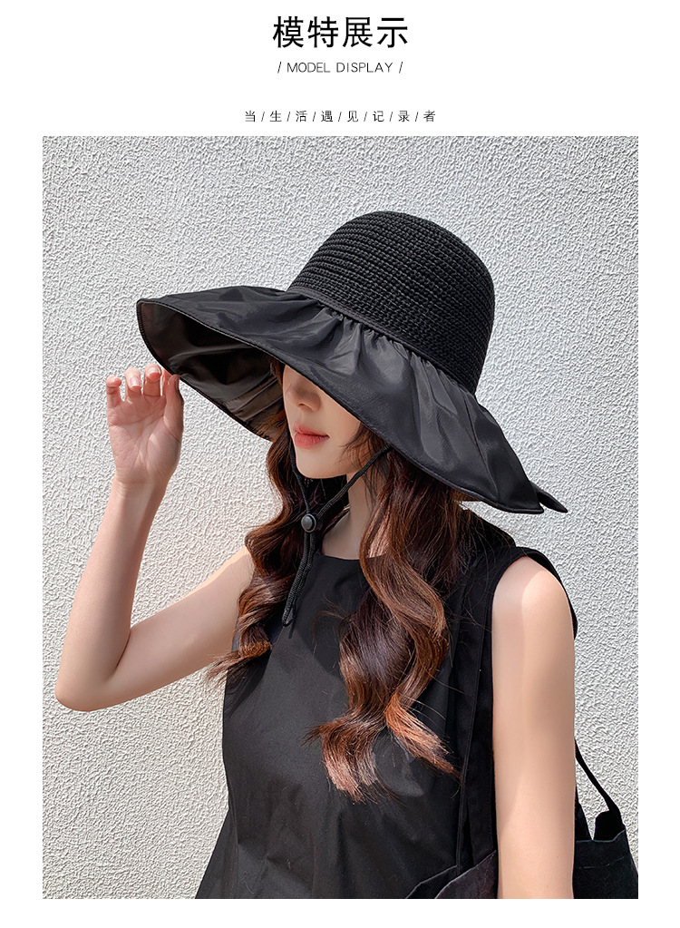 黑胶蝴蝶结盆帽-详情_13