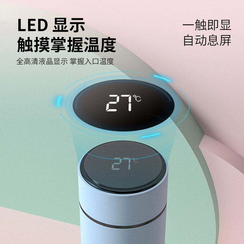 Smart handheld glass stainless steel for men and women, stainless steel AISI 304, Birthday gift, simple and elegant design