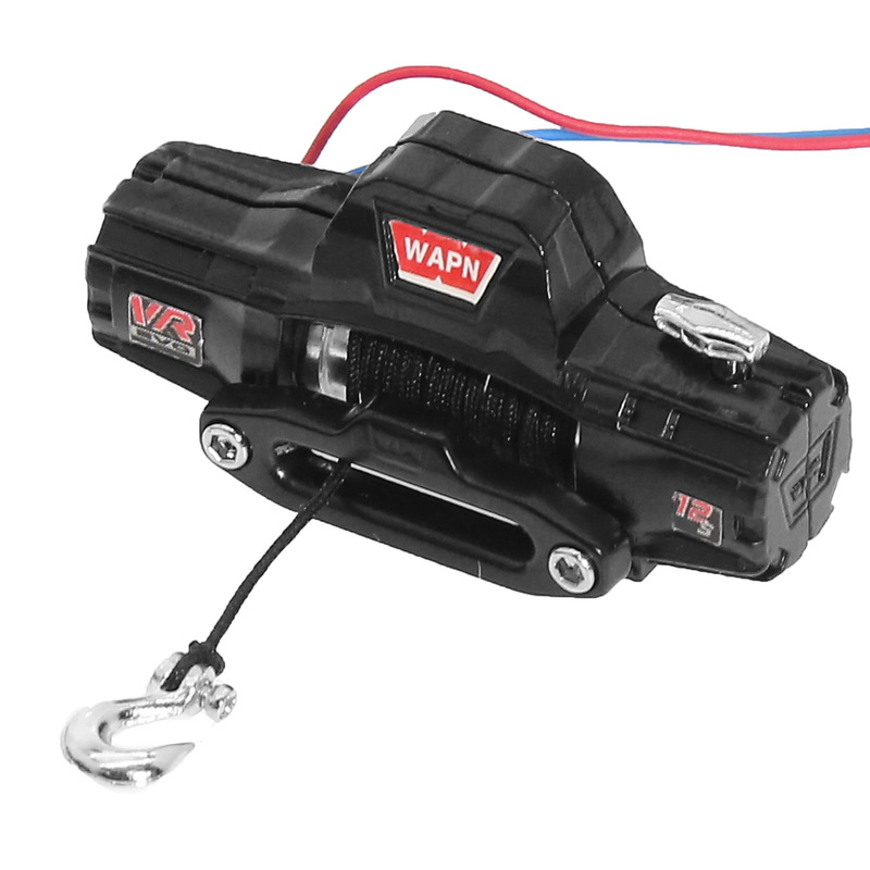 1:18 Rc Model Off-Road Climbing Car Universal Metal Remote Control Electric Dual Winch Controller
