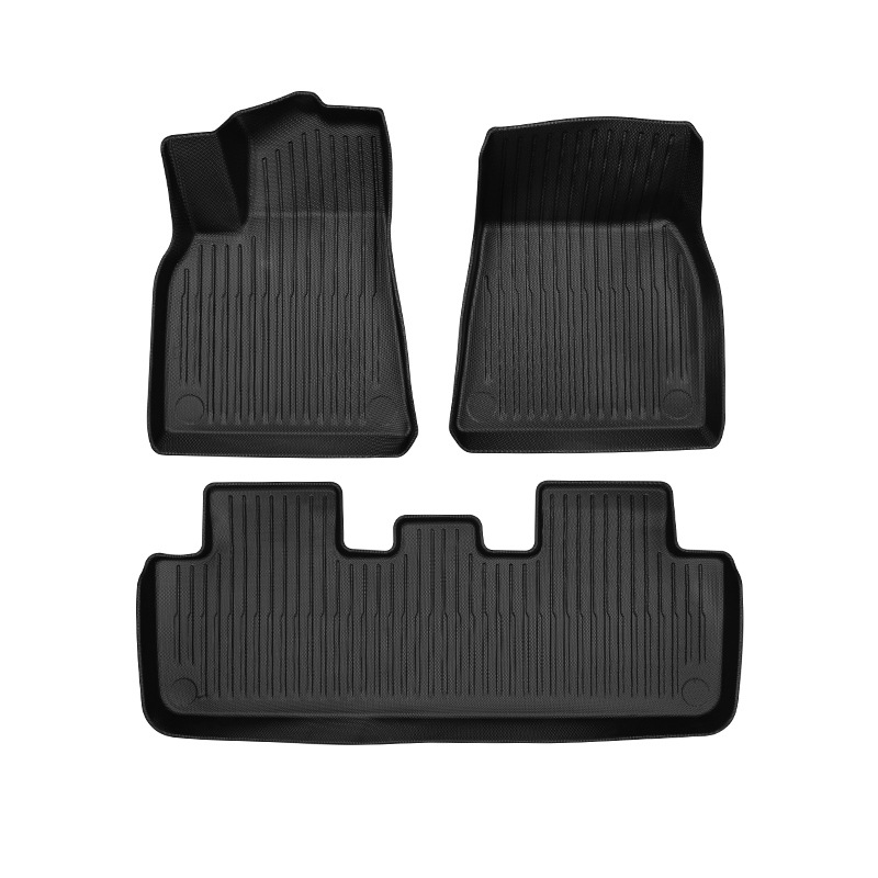 Aplicable al modelo Y7 asiento 2020-2023 coche completo 1-3 fila impermeable coche especial TPE coche pie estera