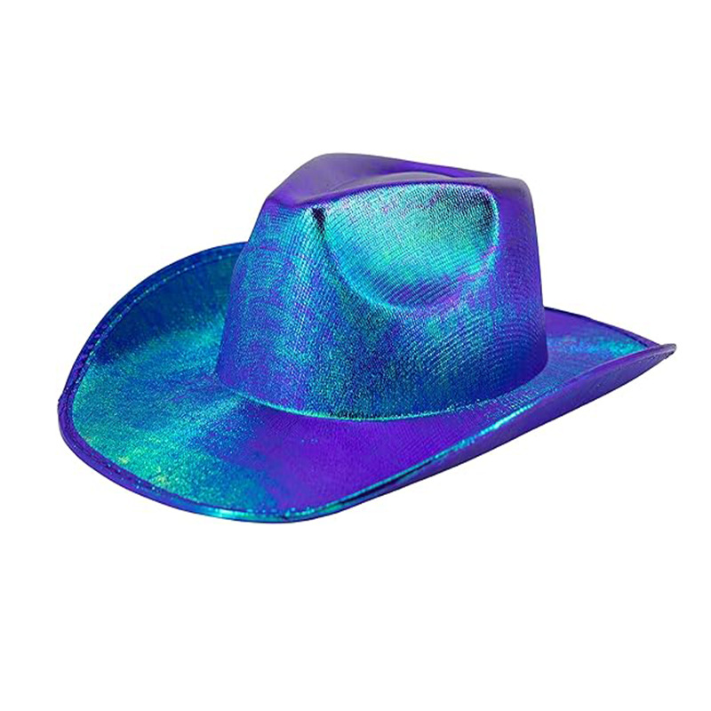 Fabricantes de sombreros de vaqueros coloridos de fiesta, sombreros fluorescentes, sombreros de perlas, sombreros de vaqueros coloridos de Halloween