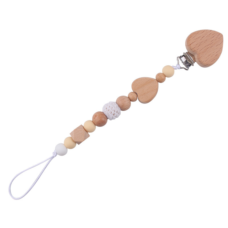 Productos para bebés y niños pequeños clip de tetina creativo caricatura bebé amor de beech mordida de dientes molares tetina cadena de prevención