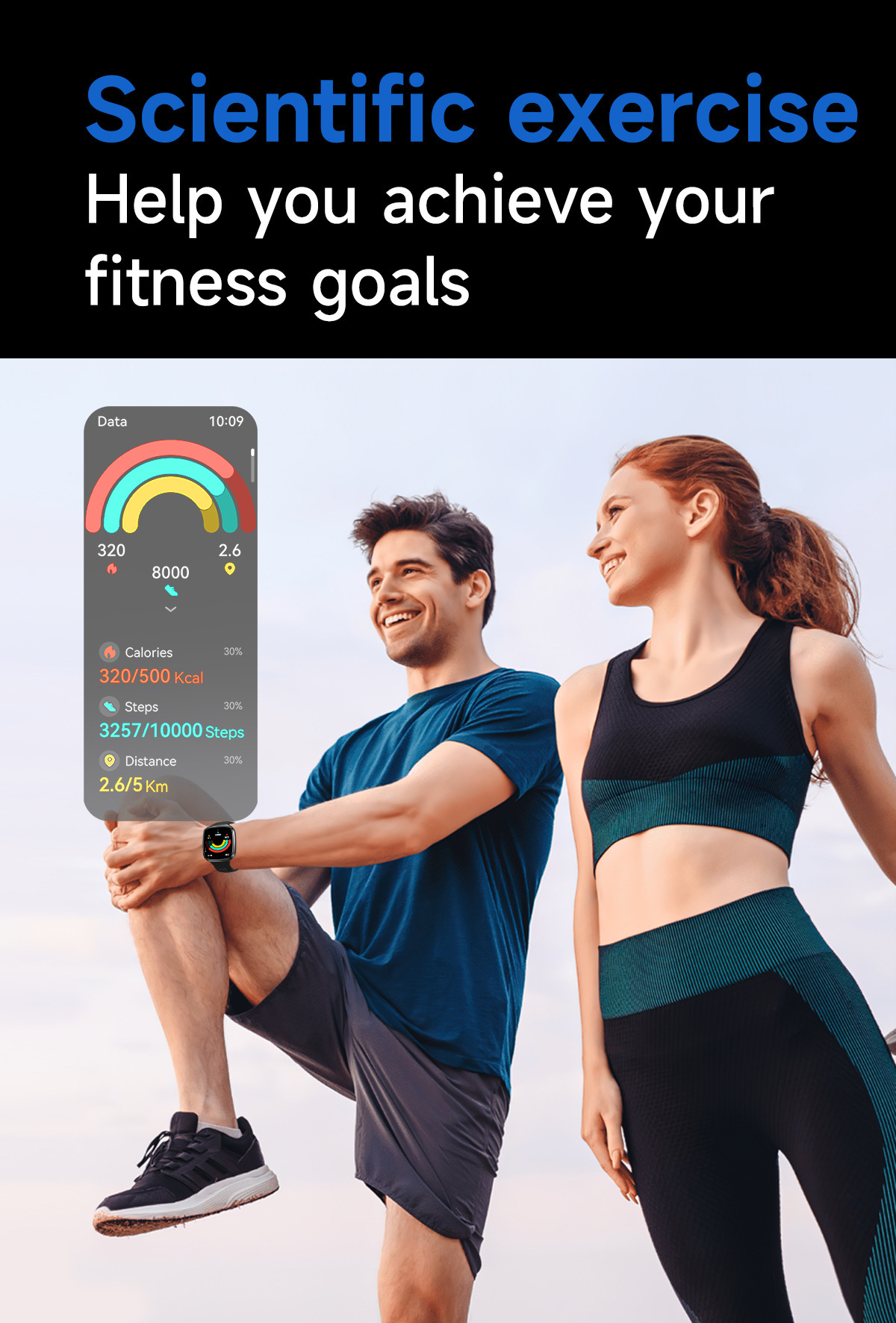 HT31 Smartwatch mit Bluetooth, Anruffunktion, Sprachassistent, Taschenlampe, Benachrichtigungen, Schrittzähler und Fitness-Tracker_voghion.com