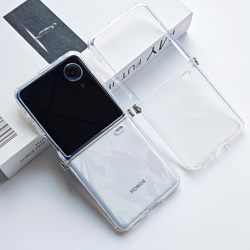 适用荣耀MagicvFlip2手机壳高透挂扣v flip保护套TPU软壳耐用时尚|undefined