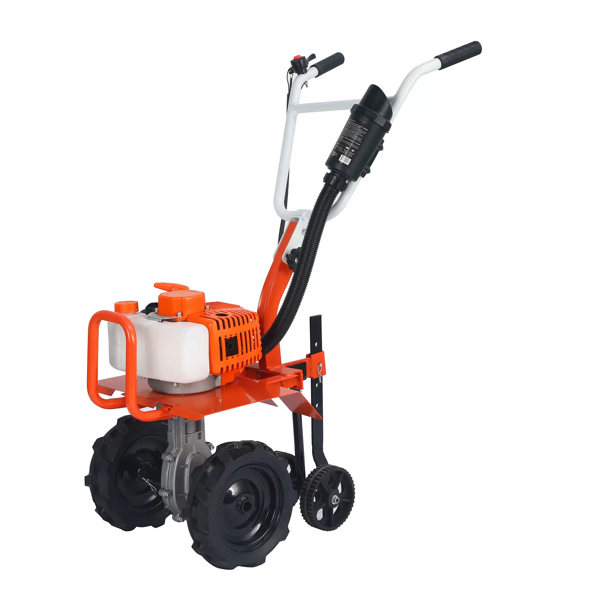 新款手推式微耕机开荒翻地大功率松土机农用四冲式汽油旋耕机批发