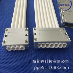 Zibo Flexible Drag Chain Robot Automation Equipment Silicone Soft Pipe Exhaust Electric Threading Pipe