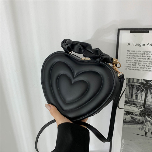 Retro summer small bag for women  new fashion trend casual shoulder bag Internet celebrity texture cross-body love bag