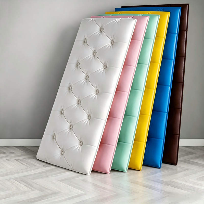 Self-Adhesive Wallpaper Stereo Wall Stickers Self-Adhesive Rental House Soft-Packed Bedside Wall Surround Kindergarten Bedroom Living Room Waterproof and Anti-Collision