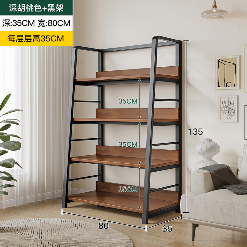 Estante simple estante de almacenamiento de múltiples capas estante de exhibición sala de estar estantería hogar dormitorio piso gabinete de almacenamiento sub-estante