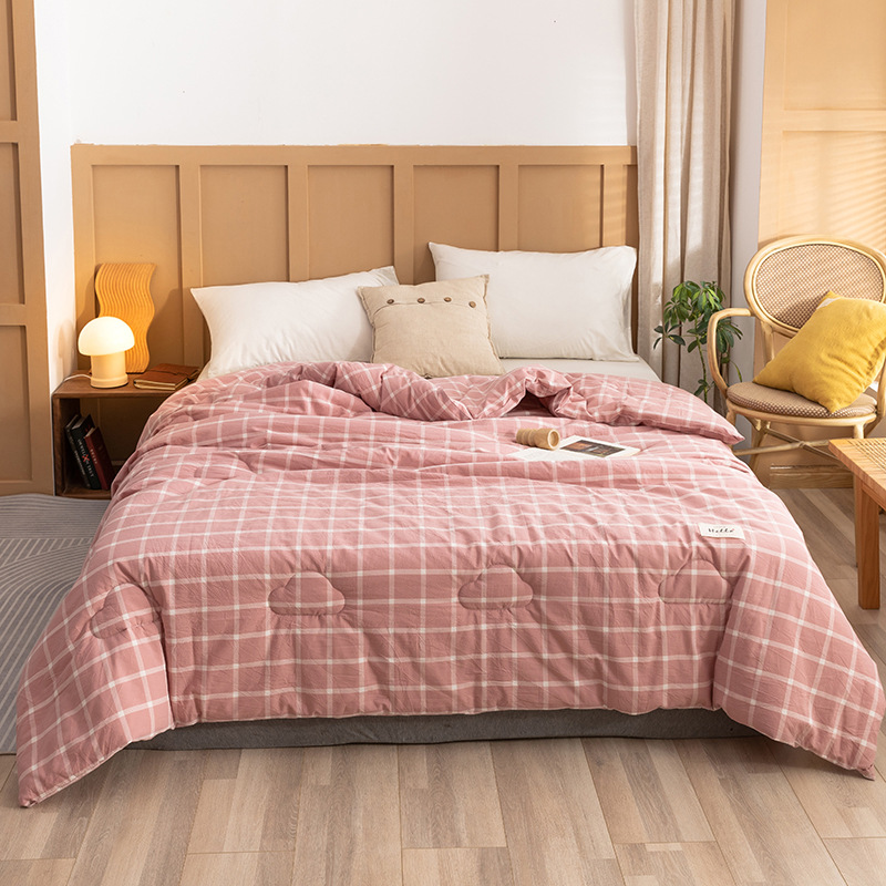 Four Seasons Universal Dormitorio individual Ropa de cama de algodón algodón algodón antibacteriano soja primavera y otoño edredón núcleo invierno image 12