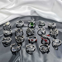 復古個性玫瑰花氣質時尚百搭戒指女簡約花朵高級感精緻冷淡風指環