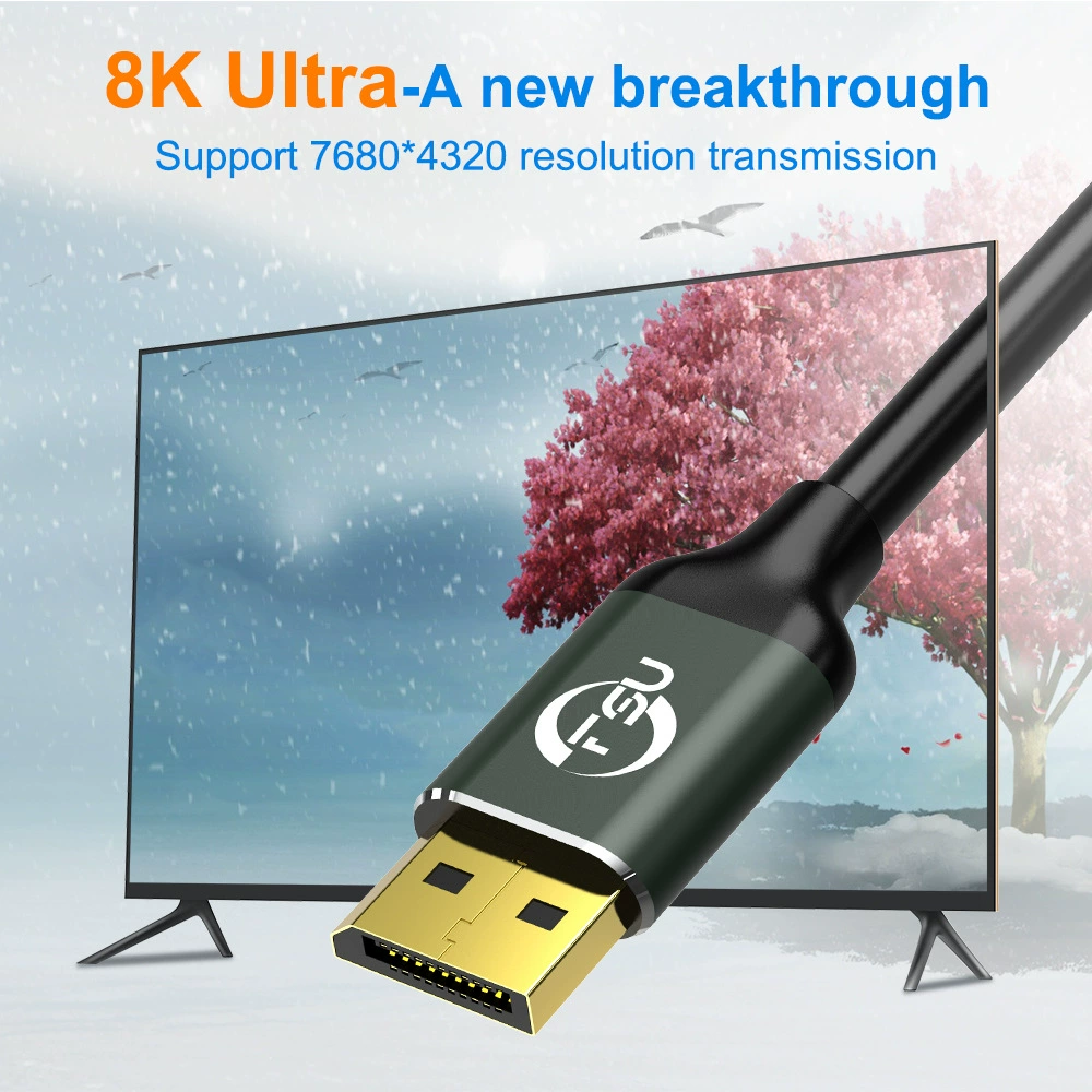 DP кабель версия 1.4 4K/144Hz 2K/165 данные 8K@60Hz соединение совместим с дисплеем DP HD кабель