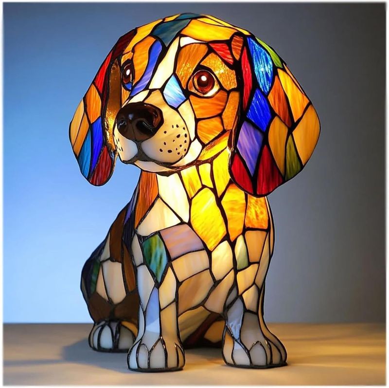 跨境Cat Lamp-Dachshund Lamp-Bigfoot Lamp树脂雕像LED灯摆件|undefined