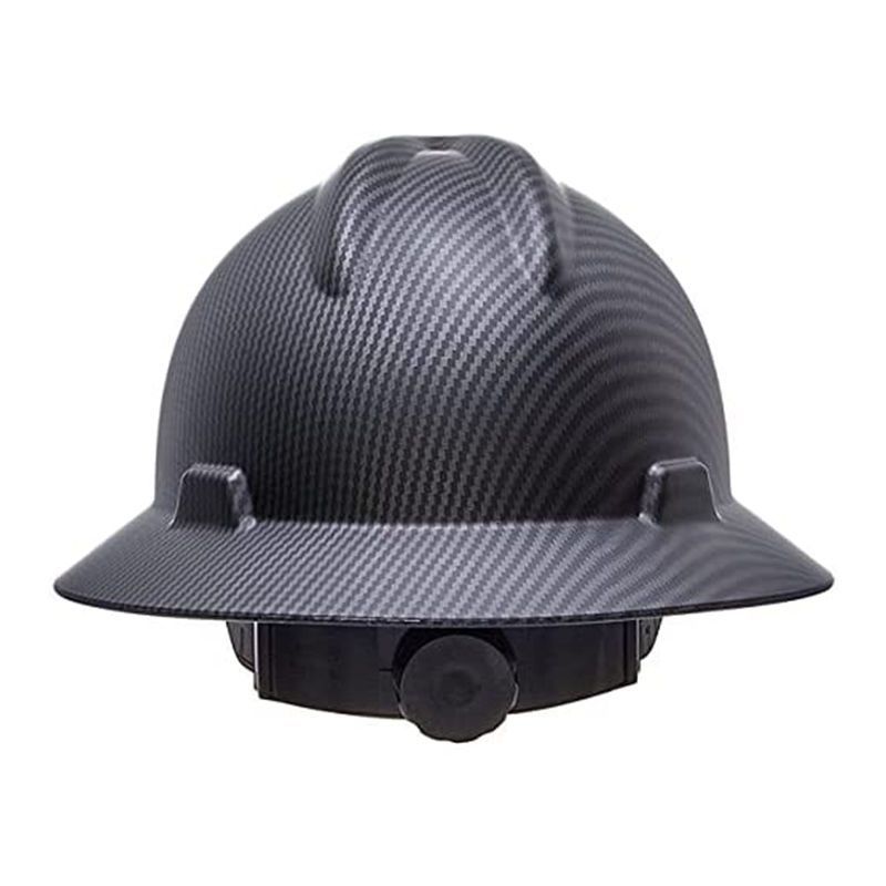 遮阳夏季建筑工程边沿帽工业级防砸防晒安全帽男大色碳纤维国标