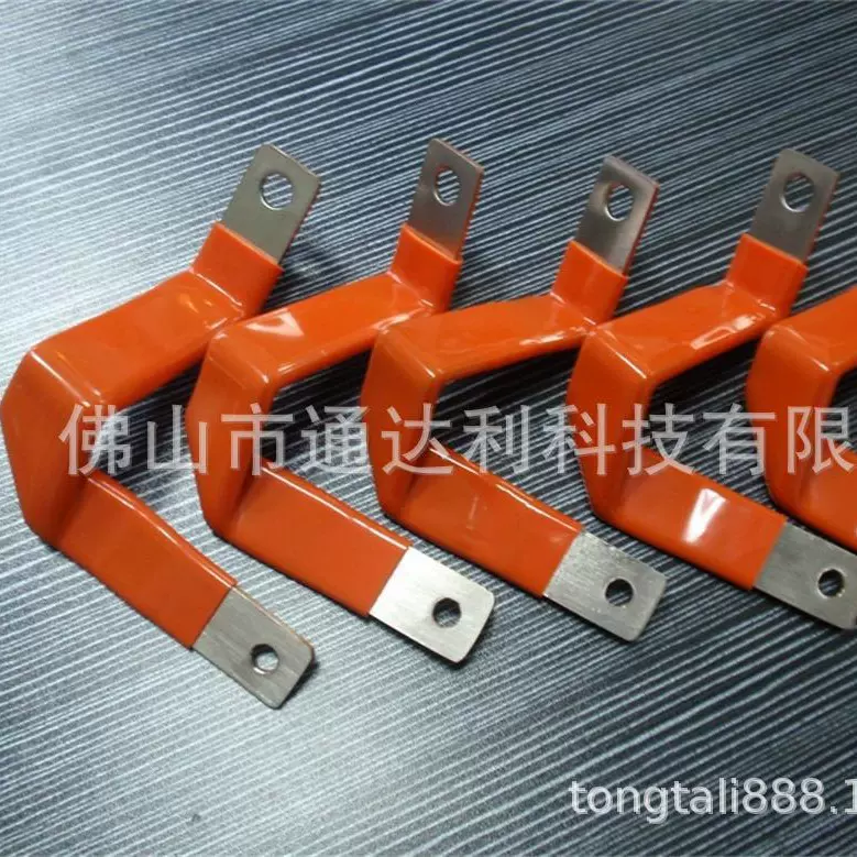 浸塑加工软铜排pvc包塑绝缘浸胶铝母排浸塑