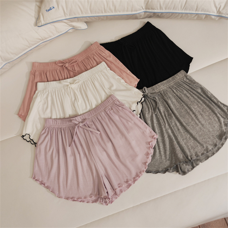 Pajama Pants Women's Summer Thin Solid Color Shorts Loose Student Women's Casual Pants Modal Cotton Home Pants Summer