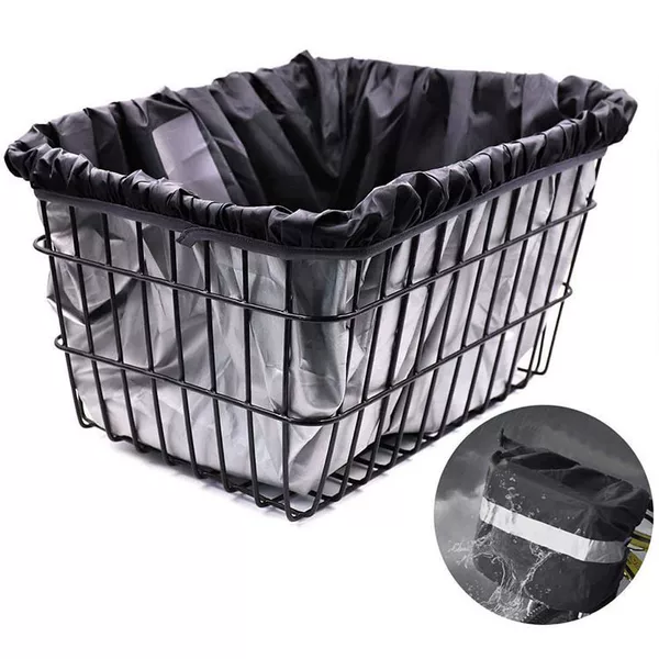 Factory wholesale waterproof bicycle basket rain cover waterproof bicycle basket lining bicycle basket