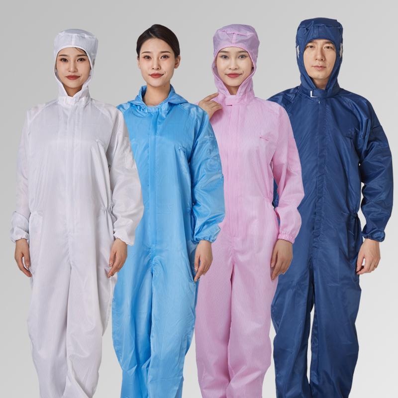 Coverall Hooded Dust-Free Clothing Dust-Proof Clothing Anti-Static Work Clothes Spray Paint Clothing Electrostatic Clothing Unisex