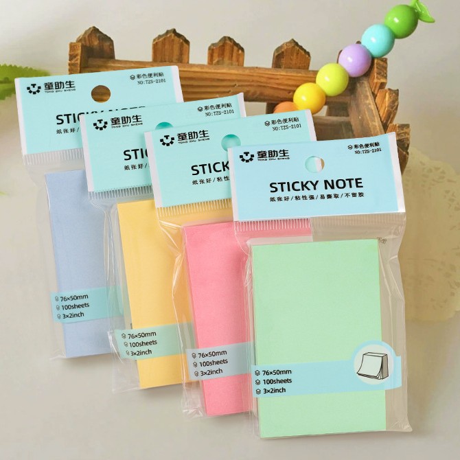 Papelería de oficina nota adhesiva en stock estudiante libro de notas desgarrable creativo lindo nota índice nota papel