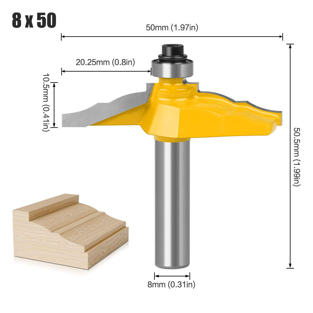 8mm mango línea cuchillo cortador de encaje línea cuchillo gabinete puerta panel carpintería cuchillo Gong cuchillo