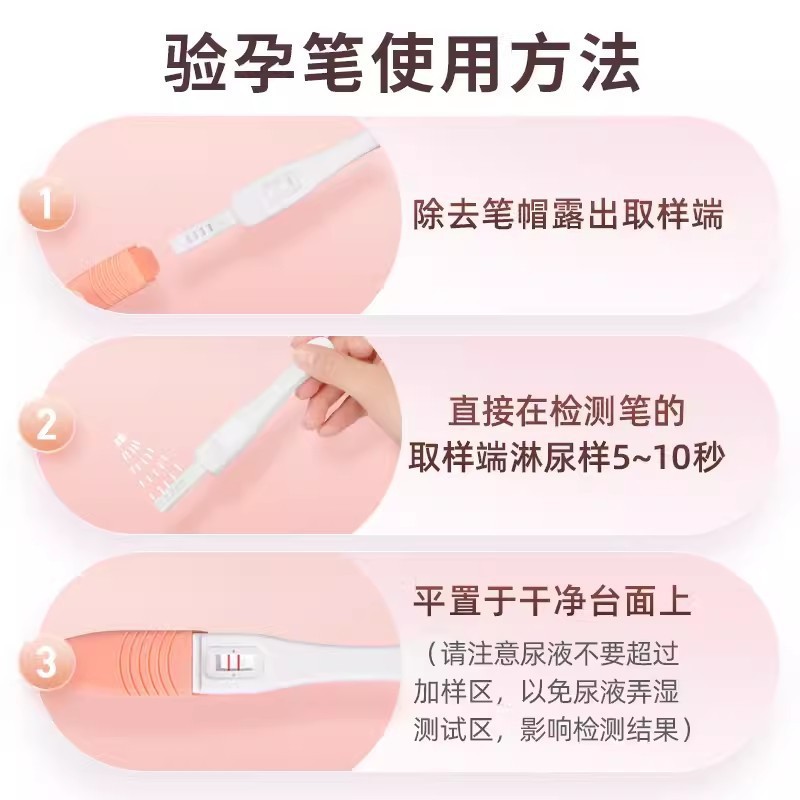急速検査妊娠者絨毛性ゴナドトロピン (HCG) 測定試験紙 (コロイド金法) カード型1人分|undefined