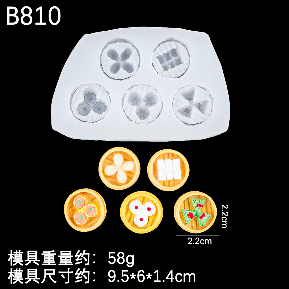 Mini galletas de hueso, pastel pequeño, molde de plástico de piedra, yeso de bricolaje, vapor de queso, adornos de chocolate, molde de silicona