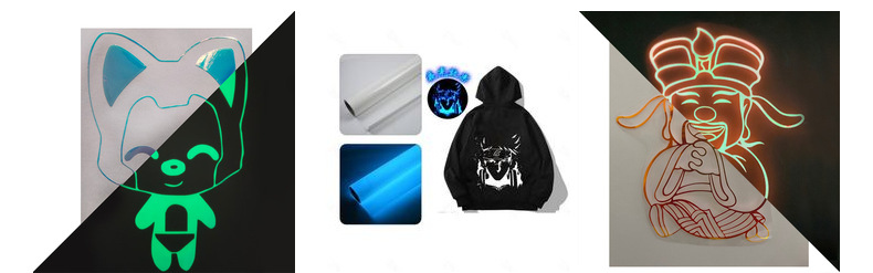 新通亮夜光刻字膜