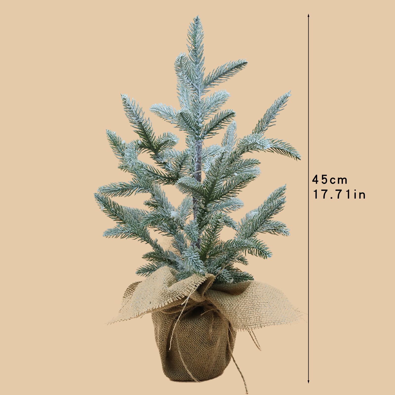 작은 소나무 눈 뿌리기