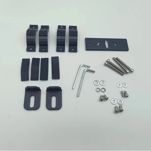 Motorcycle spotlight bracket electric scooter bumper shock absorption pipe clamp fixed modified multi-function extension bracket
