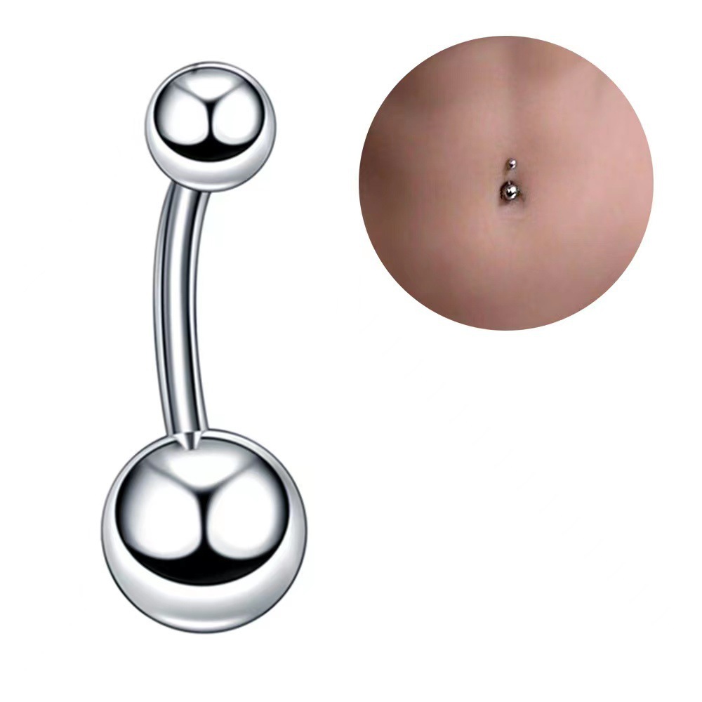 Titan Piercing Bauchnabelpiercing Mit Doppelstein Aus Titan_voghion.com