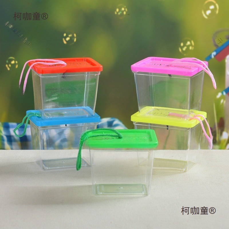 养鱼小型金鱼缸透明太保小鱼缸地摊客厅商用高麦玩具迷你塑垒德株