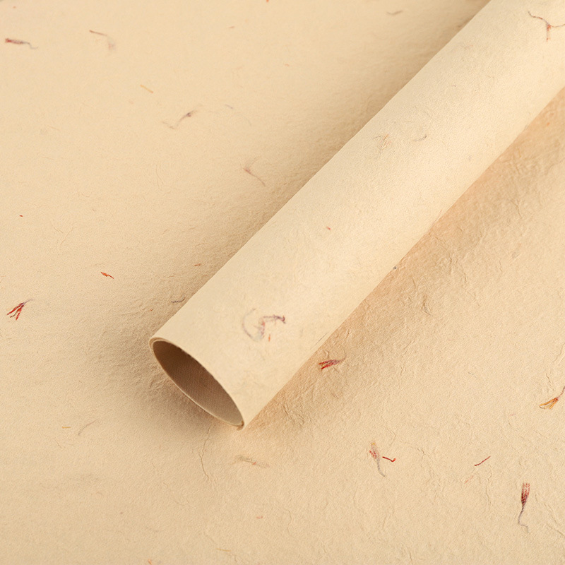 Nuevo papel de pétalo desmenuzado, papel de estilo, papel de embalaje de ramo, papel de embalaje de flores de alta calidad, papel Dongba, papel floral, lote