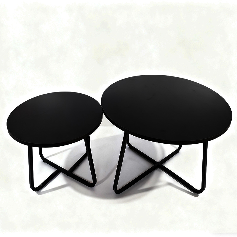 Mesa de centro transfronteriza, mesa auxiliar para sala de estar, mesa redonda pequeña, mesita de noche sencilla, mesa de comedor sencilla, mesa de té pequeña. image 12