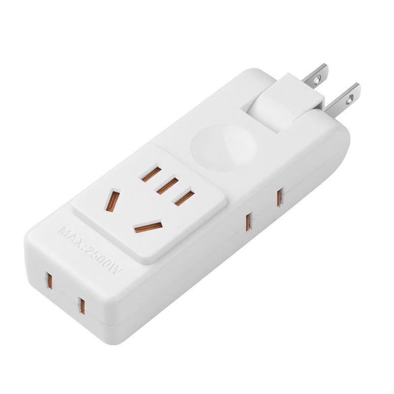 Fábrica directa de enchufes de conversión de cuatro giros, enchufes de cinco orificios de cuatro giros, enchufes de múltiples filas, enchufes de conversión giratorios