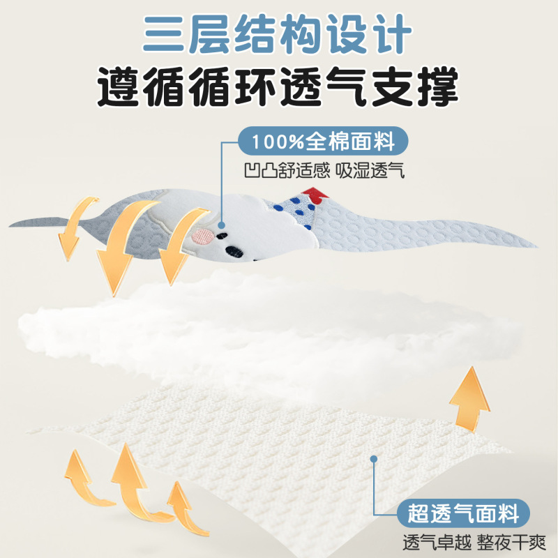 卡通乳胶枕头套40x60一对装儿童橡胶记忆枕芯内胆套30x50单个|undefined