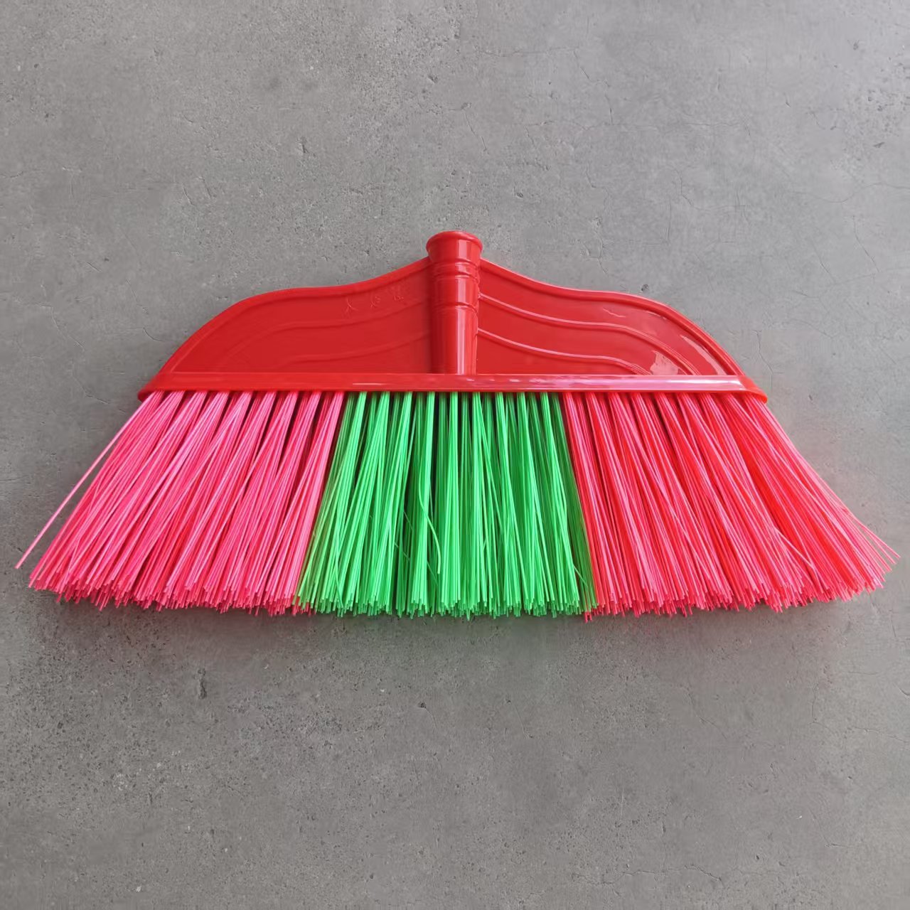 旺佳发特硬毛塑料扫把家用户外环卫扫地扫帚学校大扫除扫把头批发