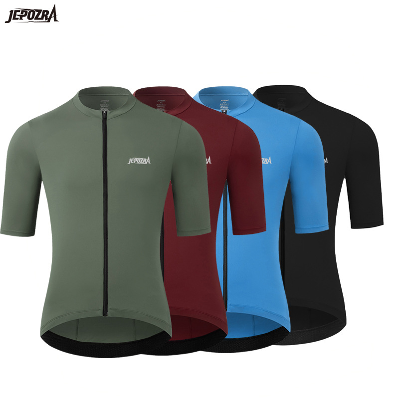 JEPOZRA Summer Cycling Wear Men's Short-sleeved suit Sweat Quick-drying Bike Mountain Road Bike
