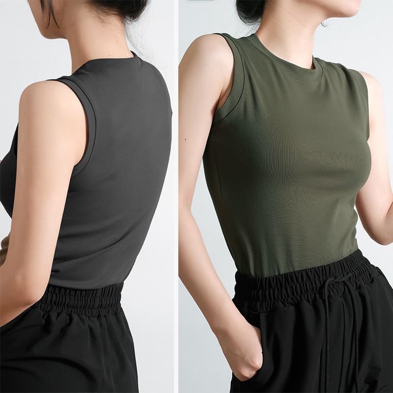 Tooling hot girl wind! Bottoming Vest Fashion Waiver Sling Inner Shoulder Summer Cover Breast Thread Beautiful Back Outer Wear Thin