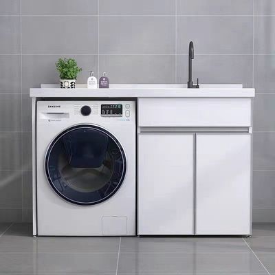 balcony Laundry cabinet Space aluminum cabinet one cabinet Laundry Pool Washboard combination partner