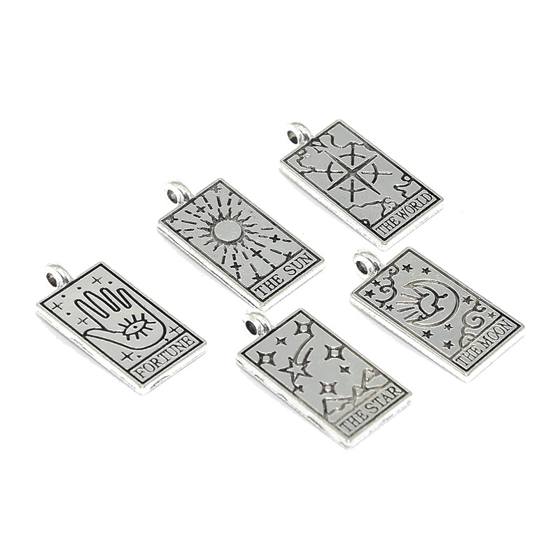 1 Piece Quantity 1 Piece Alloy Tower Sun Star Pendant DIY Jewelry Accessories Bracelets Necklace