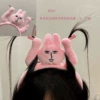 Pink funny rabbit