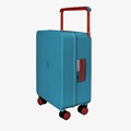宽拉杆热销超硬PP登机箱可坐行李箱撞色时尚拉杆箱20寸扣锁密码箱