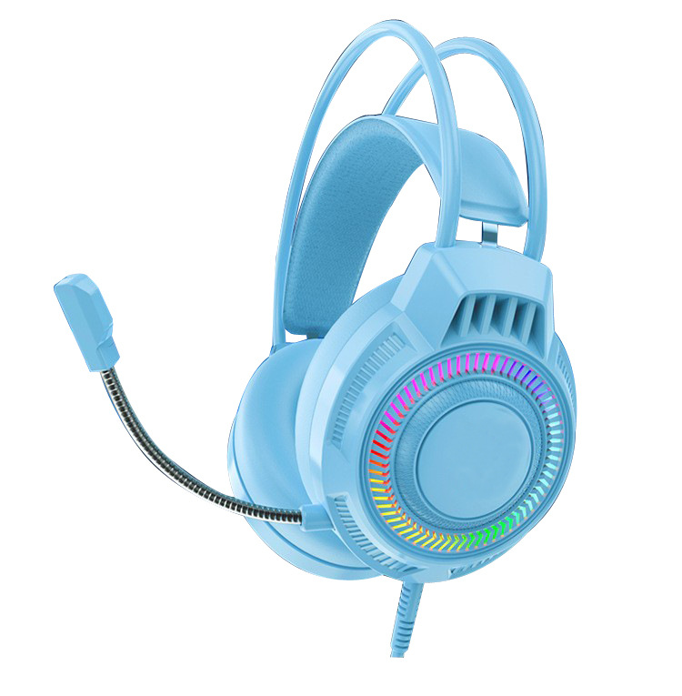 Suministro directo de fábrica 705 Auriculares auriculares e-sports juego con cable auriculares USB auriculares RGB luminoso