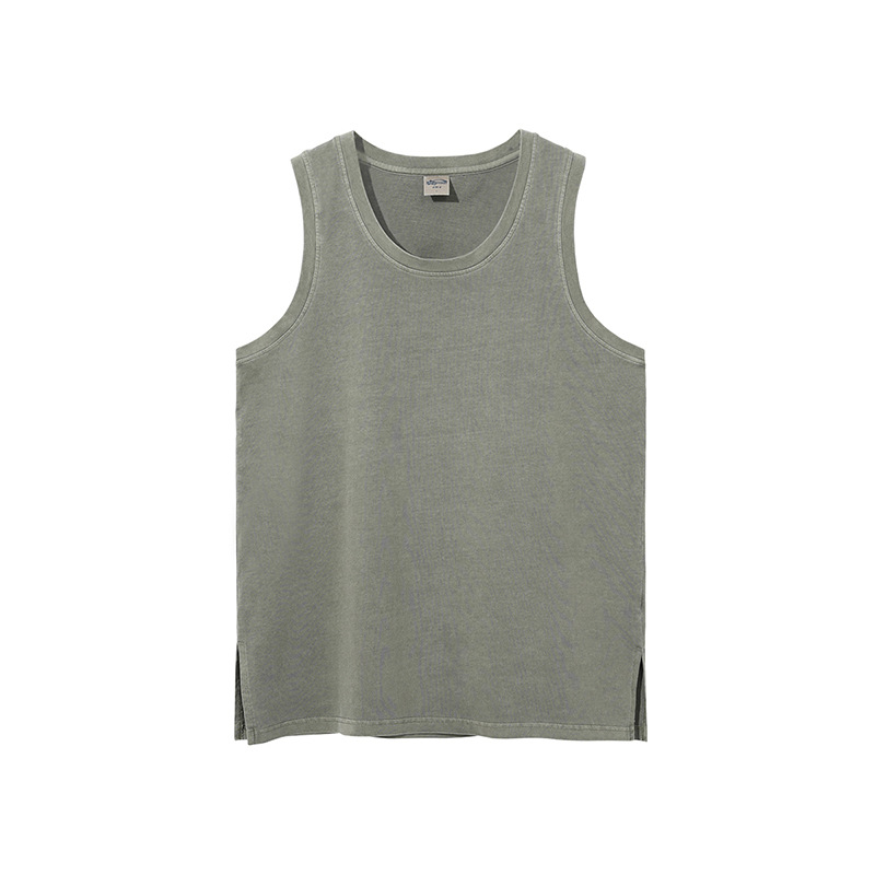 ARTIE Ropa para Hombre | Nueva Colección Primavera/Verano 2026 Chaleco Retro con Abertura en el Bajo, Lavado y Teñido con Cera, Estilo Vintage para Hombre