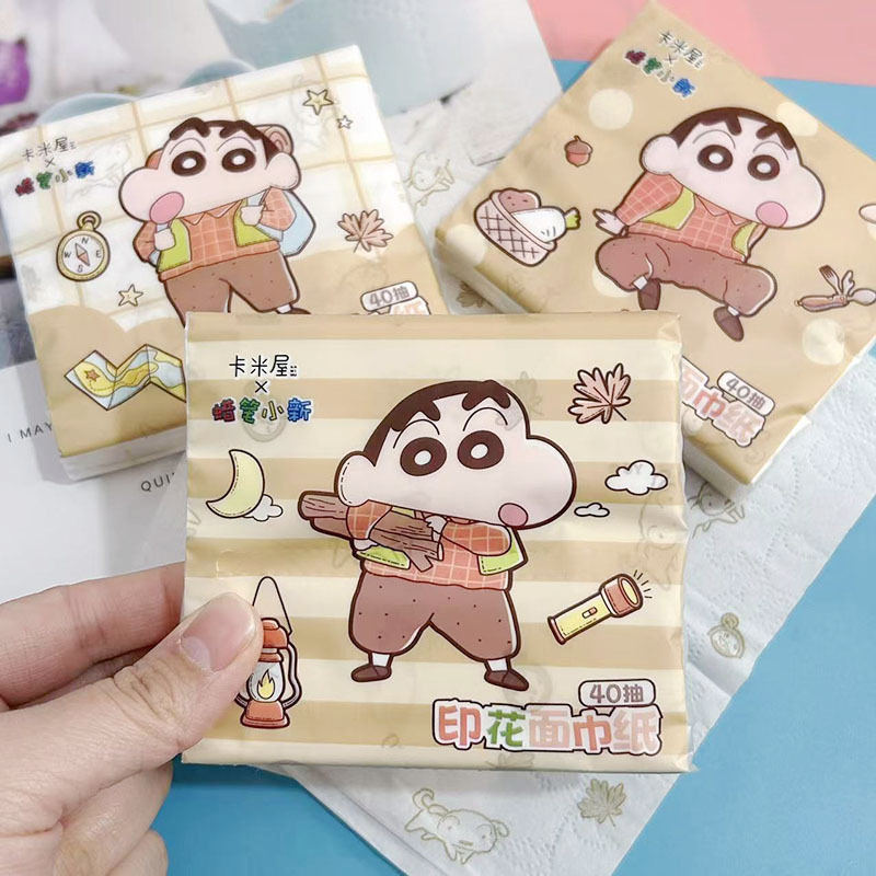 Printed Tissue Paper Coffee Color Crayon Shin-Chan Printed Tissue Paper Portable Small Pack Facial Tissue Student Toilet Paper Napkin Printed Tissue Paper Coffee Color Crayon Shin-Chan Printed Tissue Paper Portable Small Pack Facial Tissue Student Toilet Paper Napkin