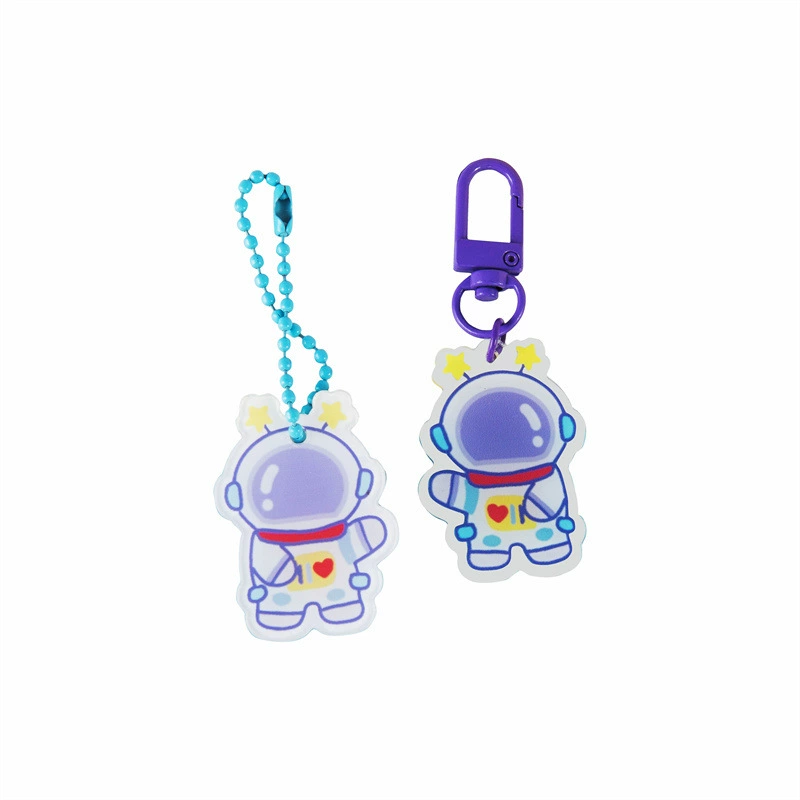 Acrylic keychain, cartoon baby rocker, pendant for keys, custom-made, wholesale